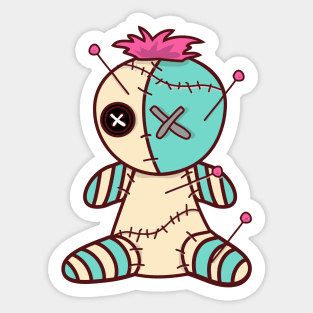 Voodoo Doll Sticker